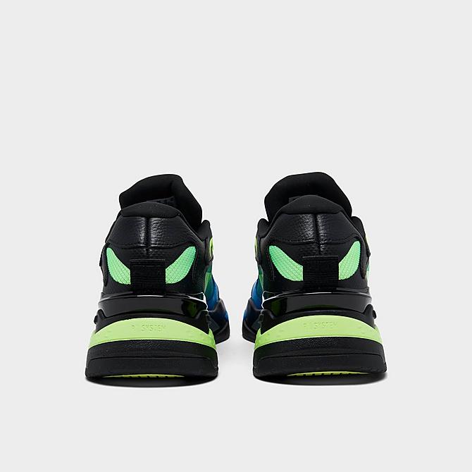 Left view of Men's Puma RS-Fast LS Casual Shoes in Puma Black/Blue/Electric Green Click to zoom