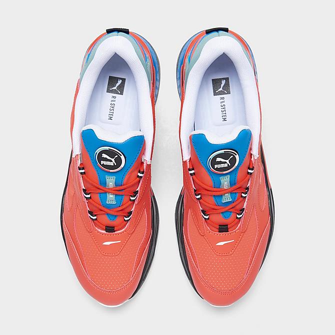 Back view of Men's Puma RS-Fast Go For Casual Shoes in Firelight/Vallarta Blue/Puma Black Click to zoom