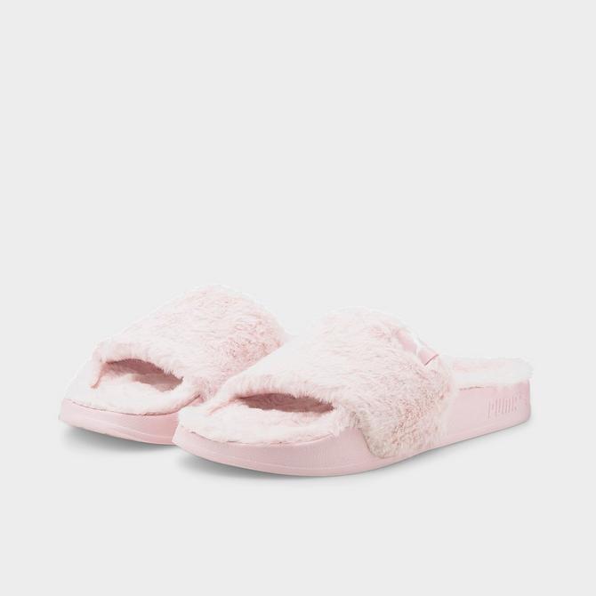 Puma slides fuzzy on sale