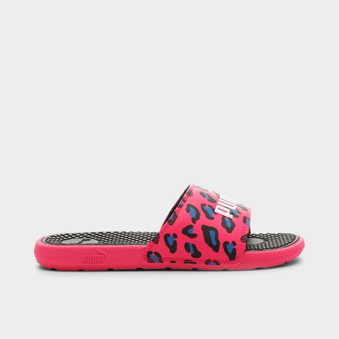 Girls Big Kids Puma Cool Cat Summer Roar Slide Sandals Finish Line