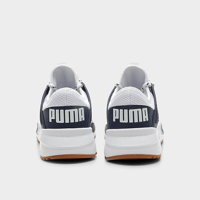 Left view of Men's Puma Pacer Future Alumni Running Shoes in White/Dark Grey Click to zoom