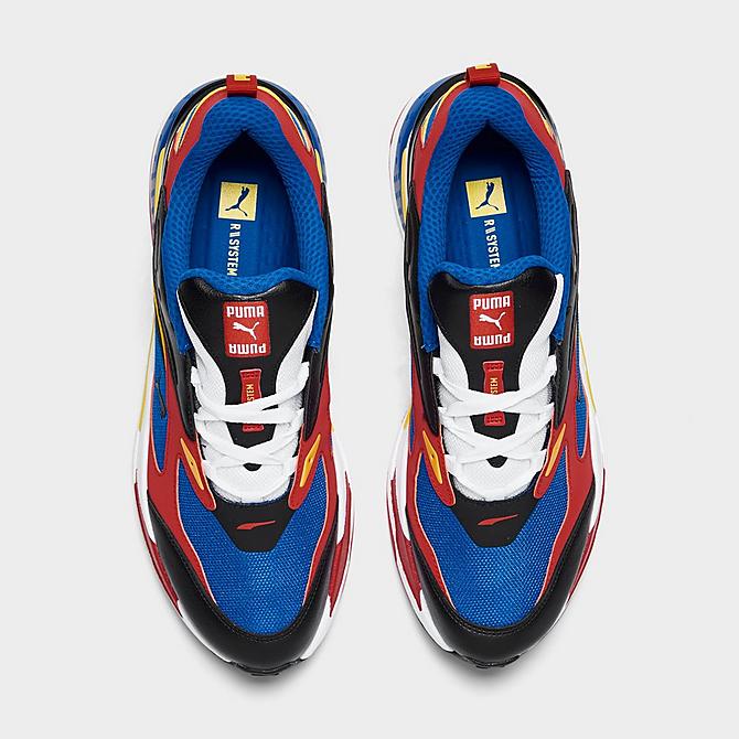 Back view of Men's Puma RS-Fast LS Casual Shoes in Puma Royal/Puma Black/Dandelion Click to zoom
