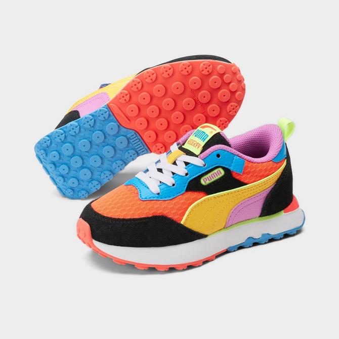 Little Kids Puma Future Rider Fv Lava Casual Shoes Finish Line
