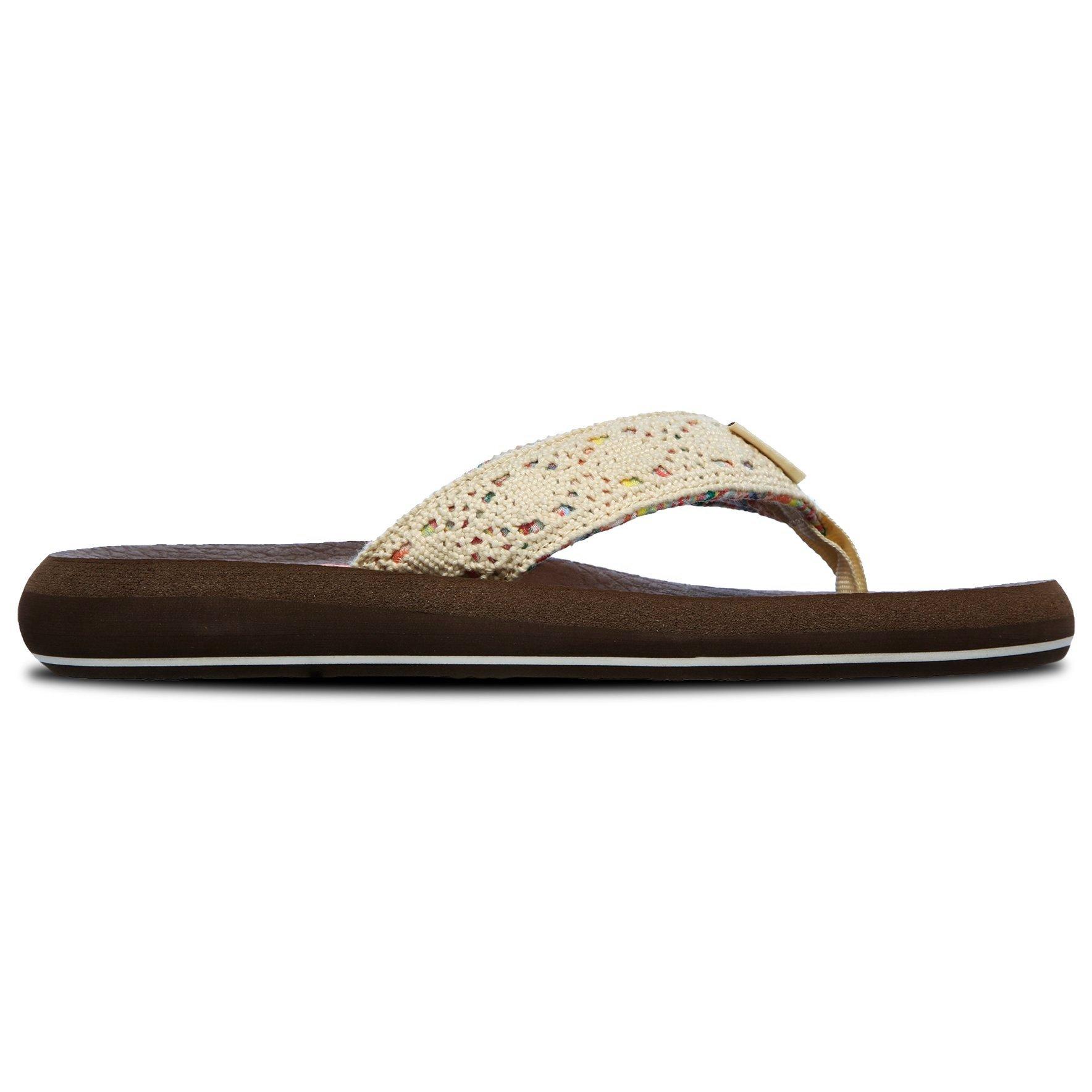 skechers asana flip flops