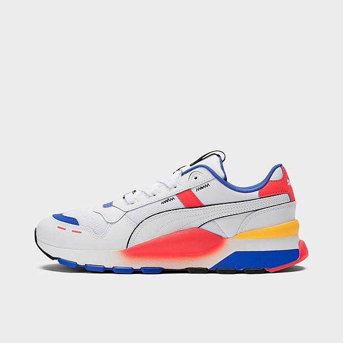 Right view of Men's Puma RS 2.0 Casual Shoes in Puma White/Royal Sapphire/Warm Earth Click to zoom
