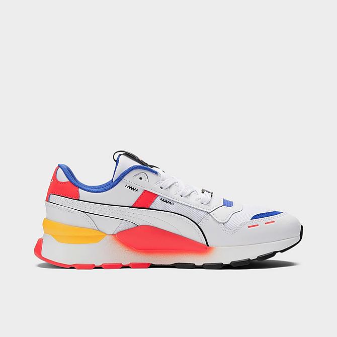 Front view of Men's Puma RS 2.0 Casual Shoes in Puma White/Royal Sapphire/Warm Earth Click to zoom