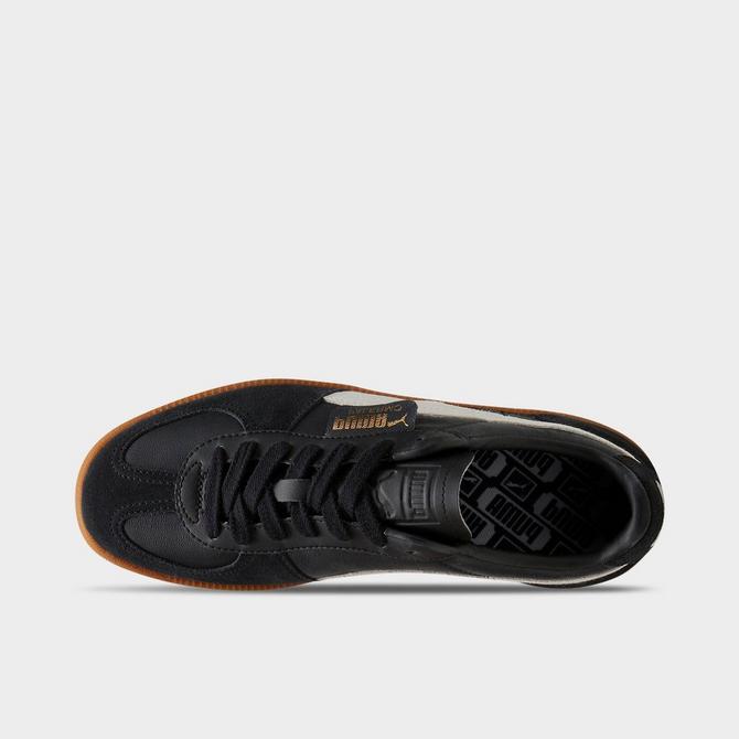 Puma classic black leather on sale