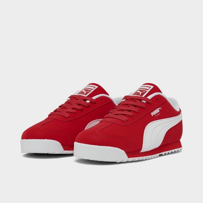 Red puma store roma shoes