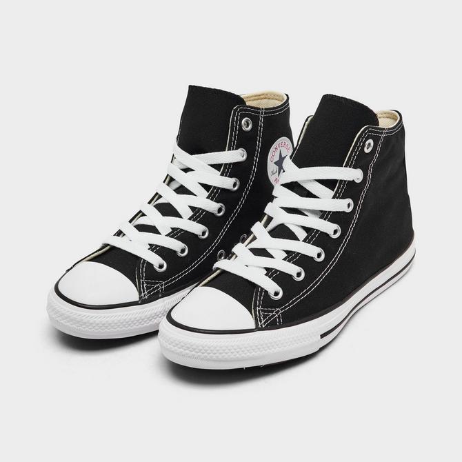 Junior converse black and white best sale