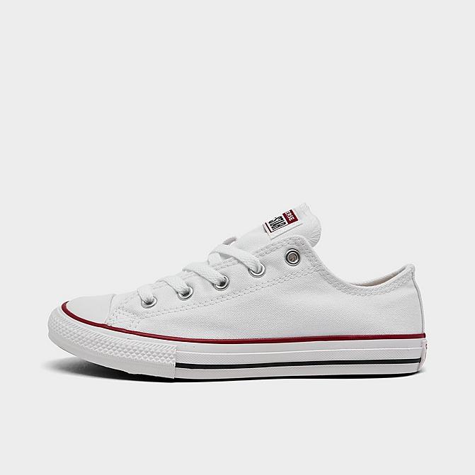 Right view of Little Kids' Converse Chuck Taylor All Star Low Top Casual Shoes in Optical White Click to zoom