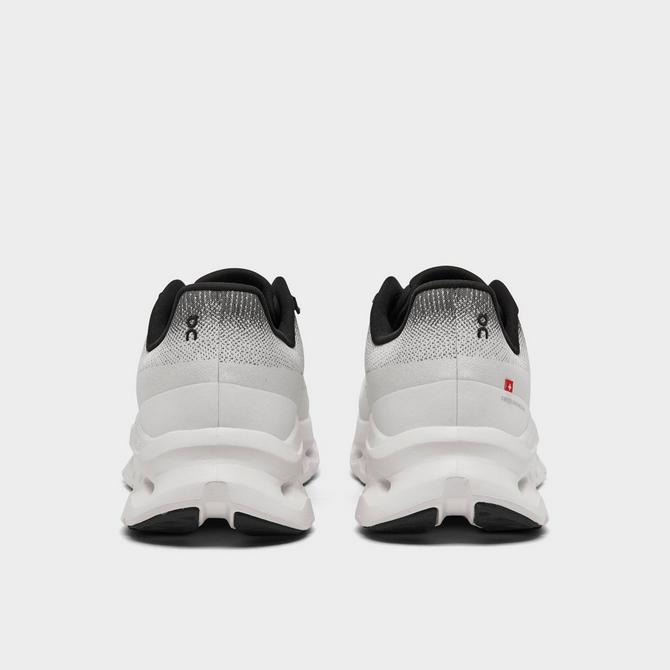 Left view of Men's On Cloudtilt Running Shoes in Black/Ivory Click to zoom