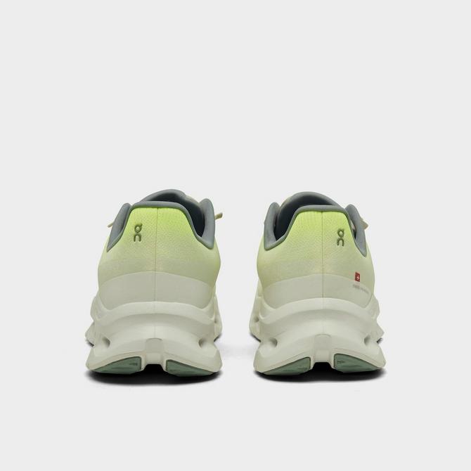 Left view of Men's On Cloudtilt Running Shoes in Lime/Ivory Click to zoom