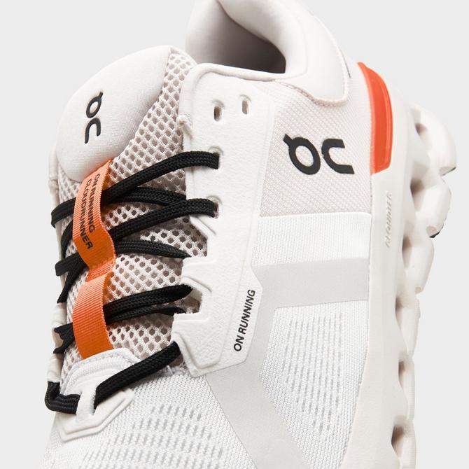 Front view of Men's On Cloudrunner 2 Running Shoes in Undyed White/Sand Click to zoom
