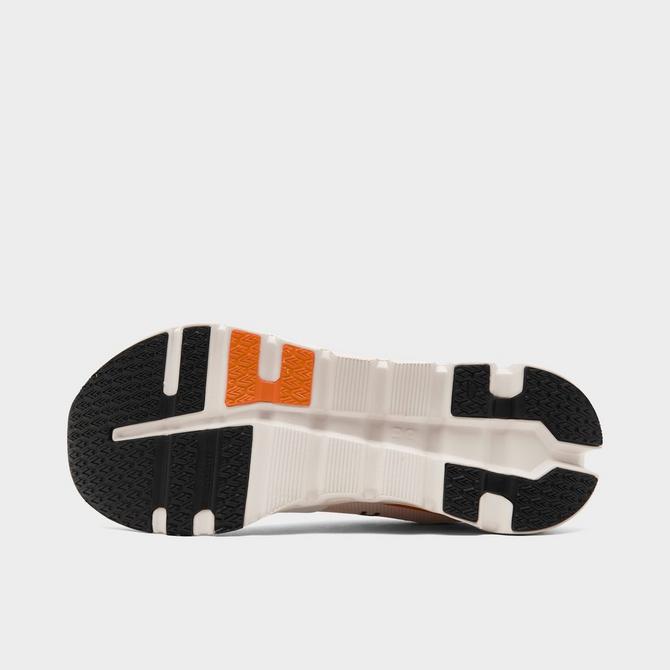 Bottom view of Men's On Cloudrunner 2 Running Shoes in Undyed White/Sand Click to zoom
