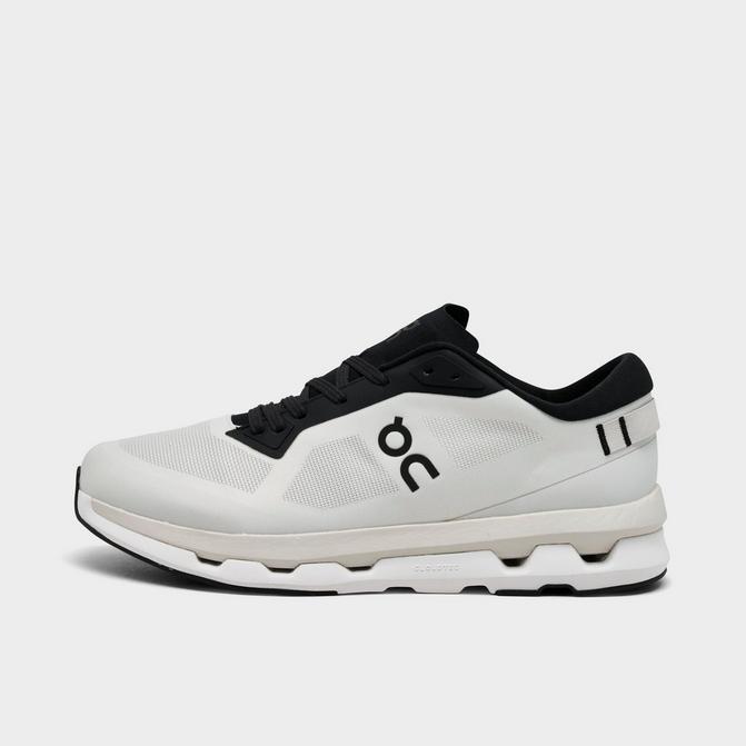 Right view of Men's On Cloudzone Casual Shoes in Ice/Black Click to zoom