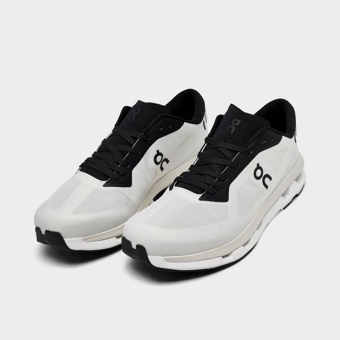 Three Quarter view of Men's On Cloudzone Casual Shoes in Ice/Black Click to zoom