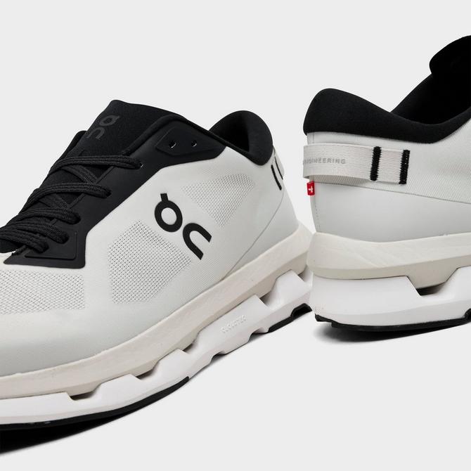 Front view of Men's On Cloudzone Casual Shoes in Ice/Black Click to zoom