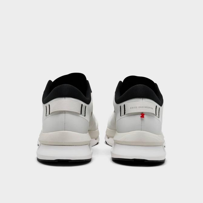 Left view of Men's On Cloudzone Casual Shoes in Ice/Black Click to zoom