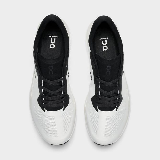 Back view of Men's On Cloudzone Casual Shoes in Ice/Black Click to zoom