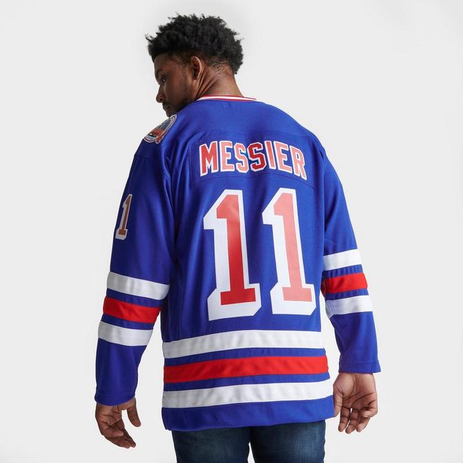 Geavanceerde uitlokken slogan Men's Mitchell & Ness Blue Line Mark Messier New York Rangers NHL 93-94  Hockey Jersey| Finish Line