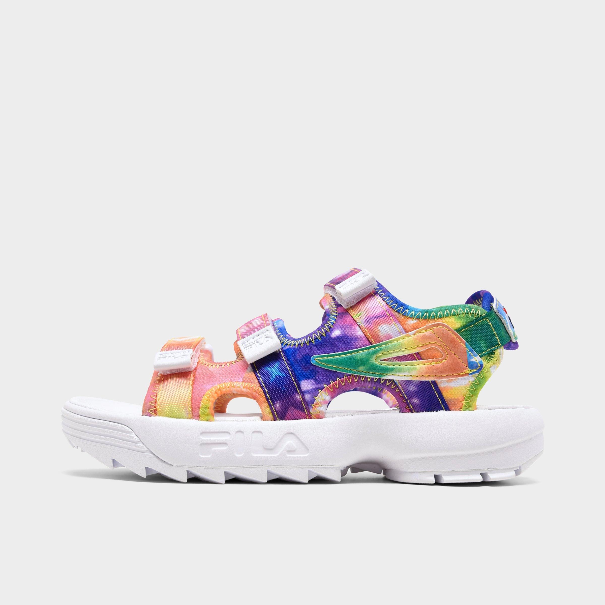 tie dye fila shoes