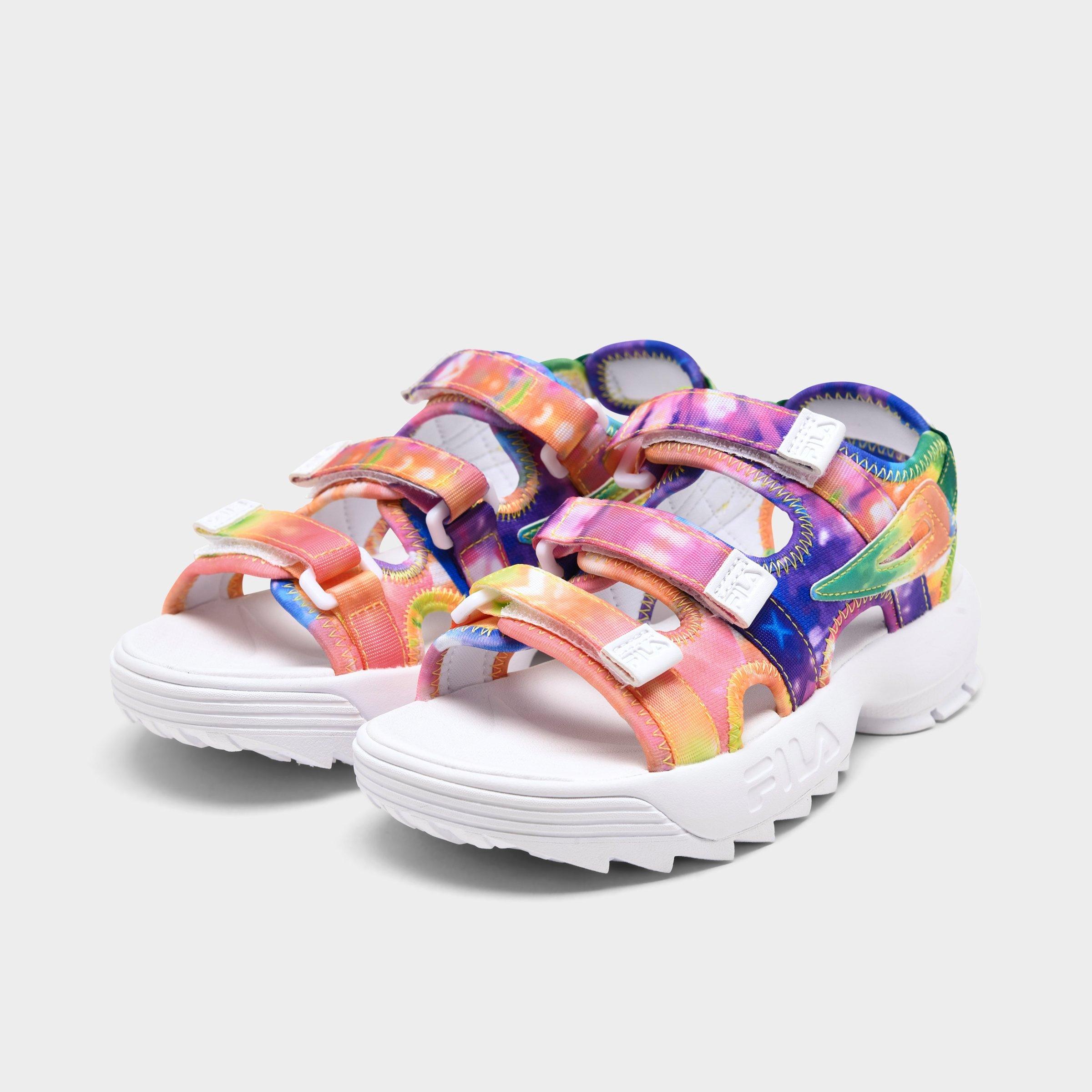 fila disruptor sandal pink