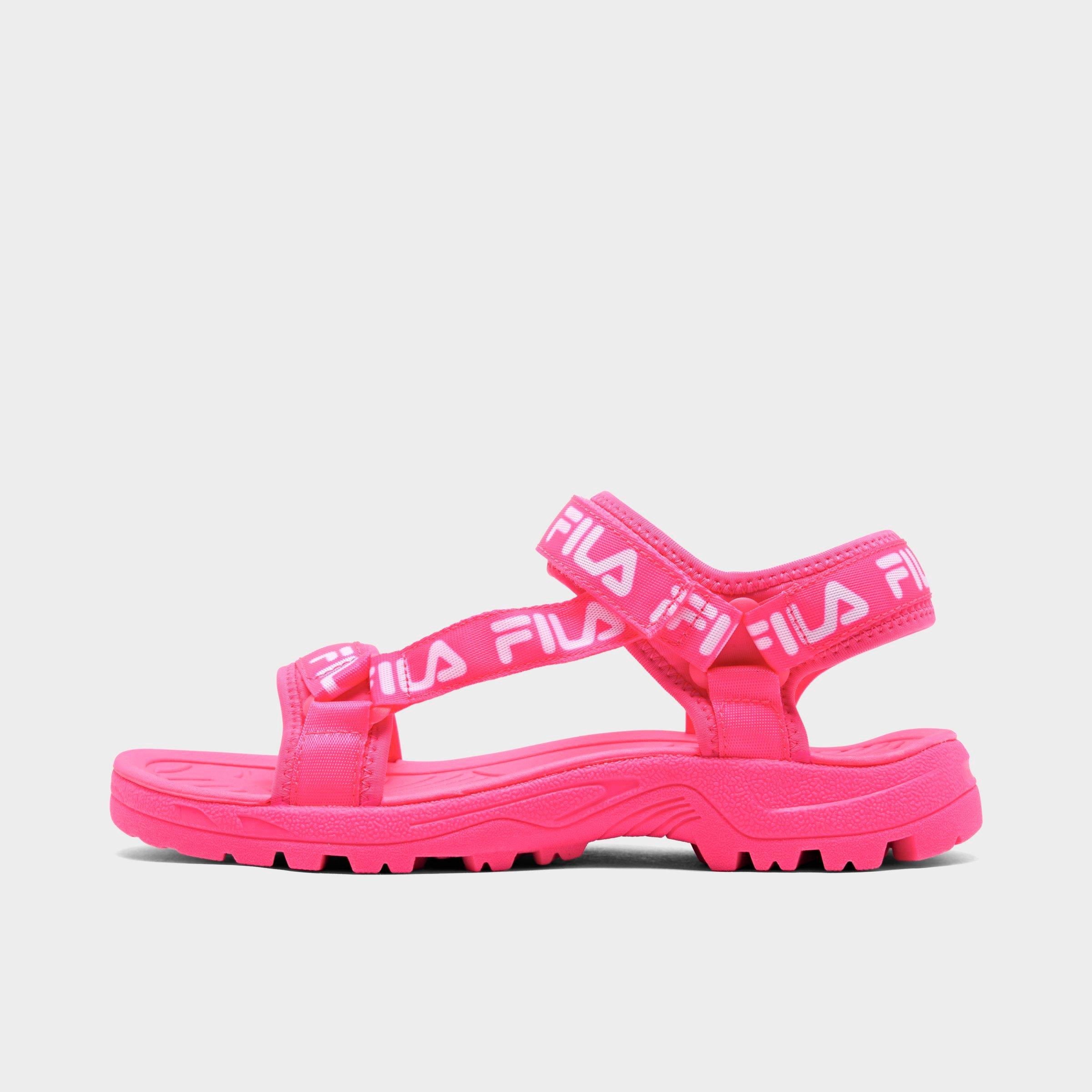 Girls fila slides deals