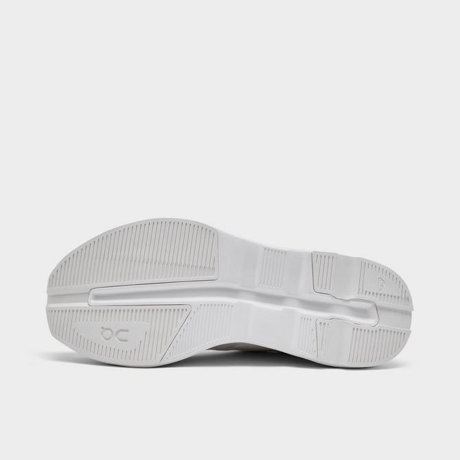 Bottom view of Women's On Cloudzone Casual Shoes in White/White Click to zoom