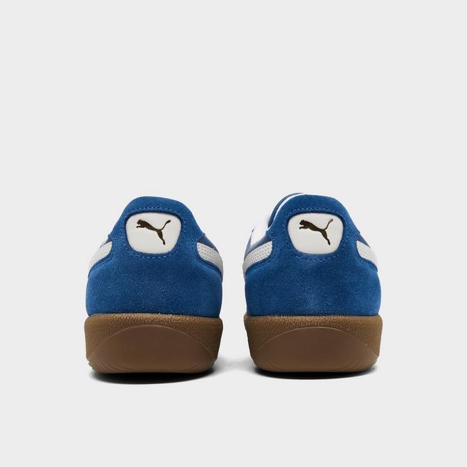 Left view of Men's Puma Palermo Casual Shoes in Clyde Royal/Puma White/Vapor Grey Click to zoom