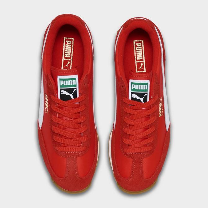Back view of Women's Puma Easy Rider Casual Shoes in Puma Red/Puma White Click to zoom