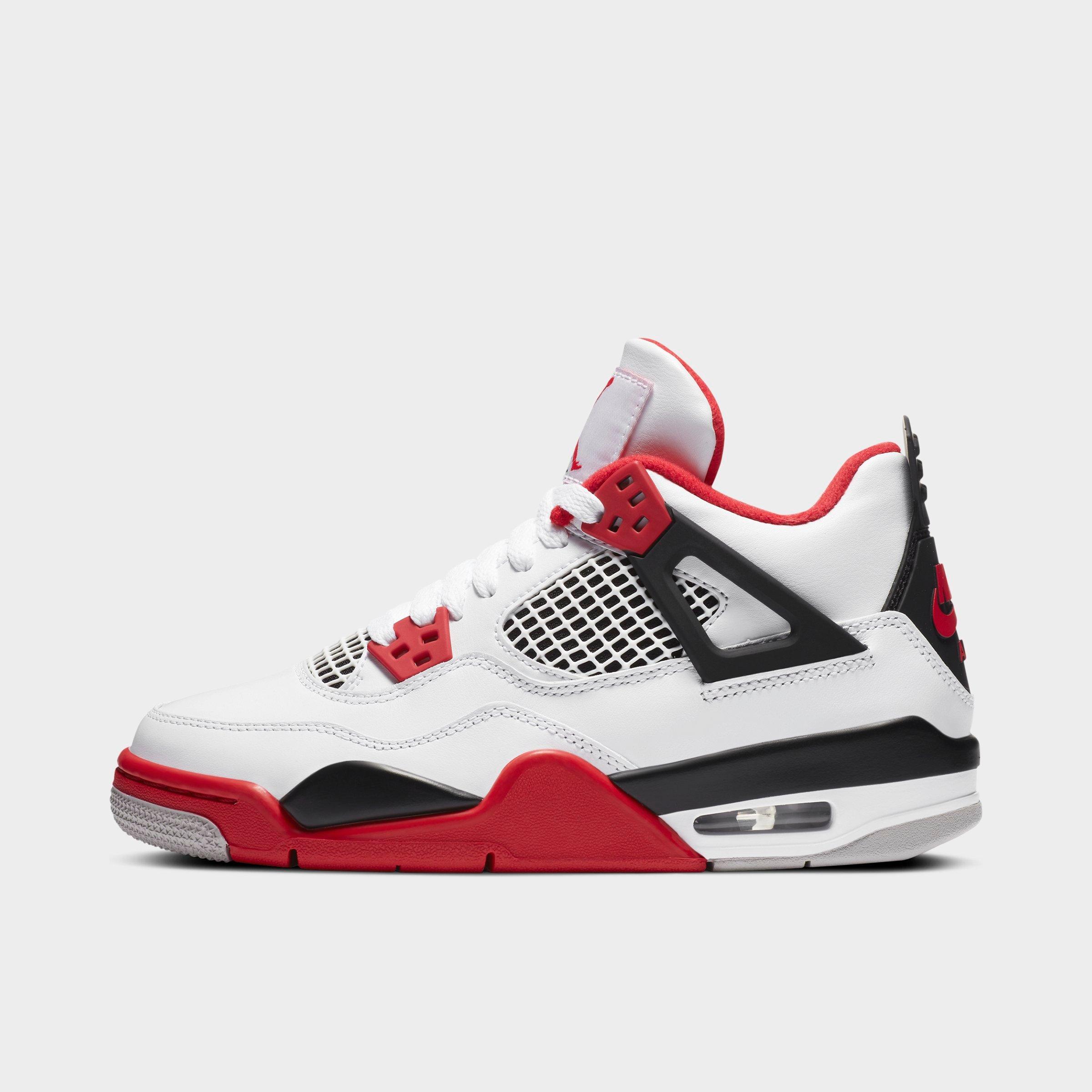 Big Kids' Air Jordan Retro 4 Basketball 