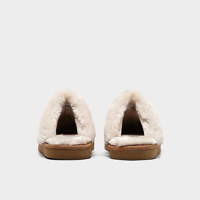 Left view of Women's Minnetonka Chesney Slippers in Cinnamon Click to zoom
