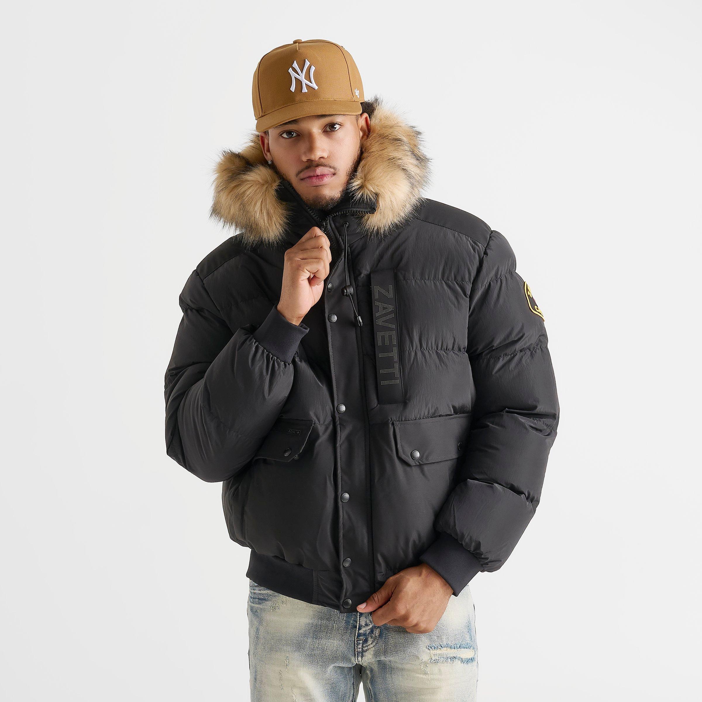 Men's Zavetti Canada Deratti Bomber Parka Jacket Finish Line