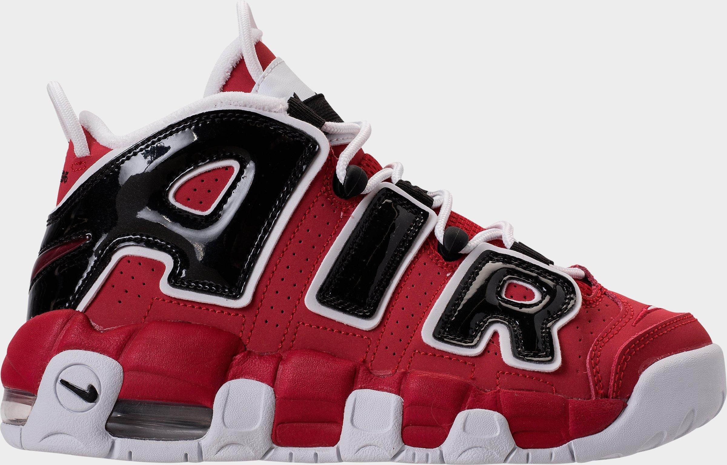 nike air more uptempo 96 red black