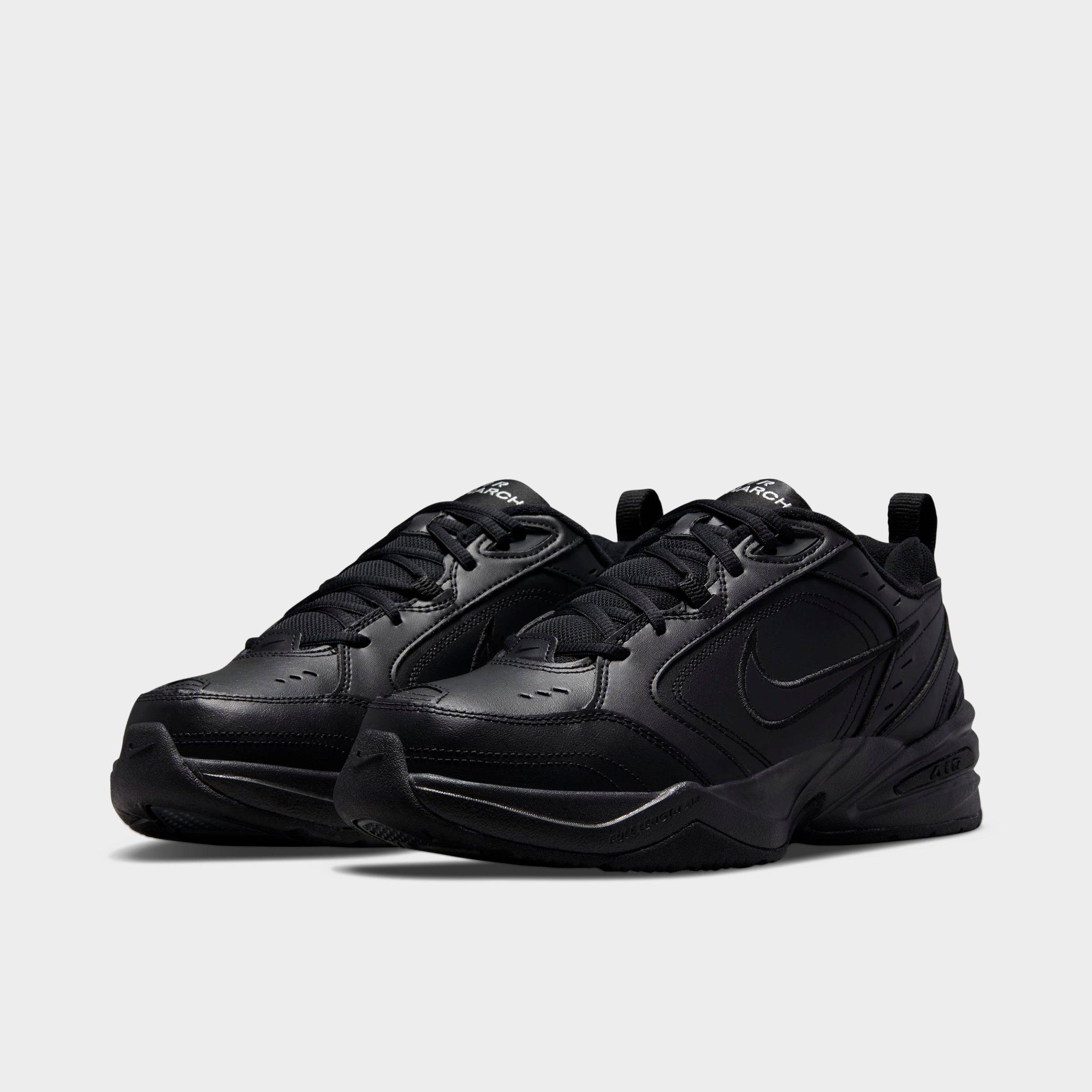 nike air monarch iv all black