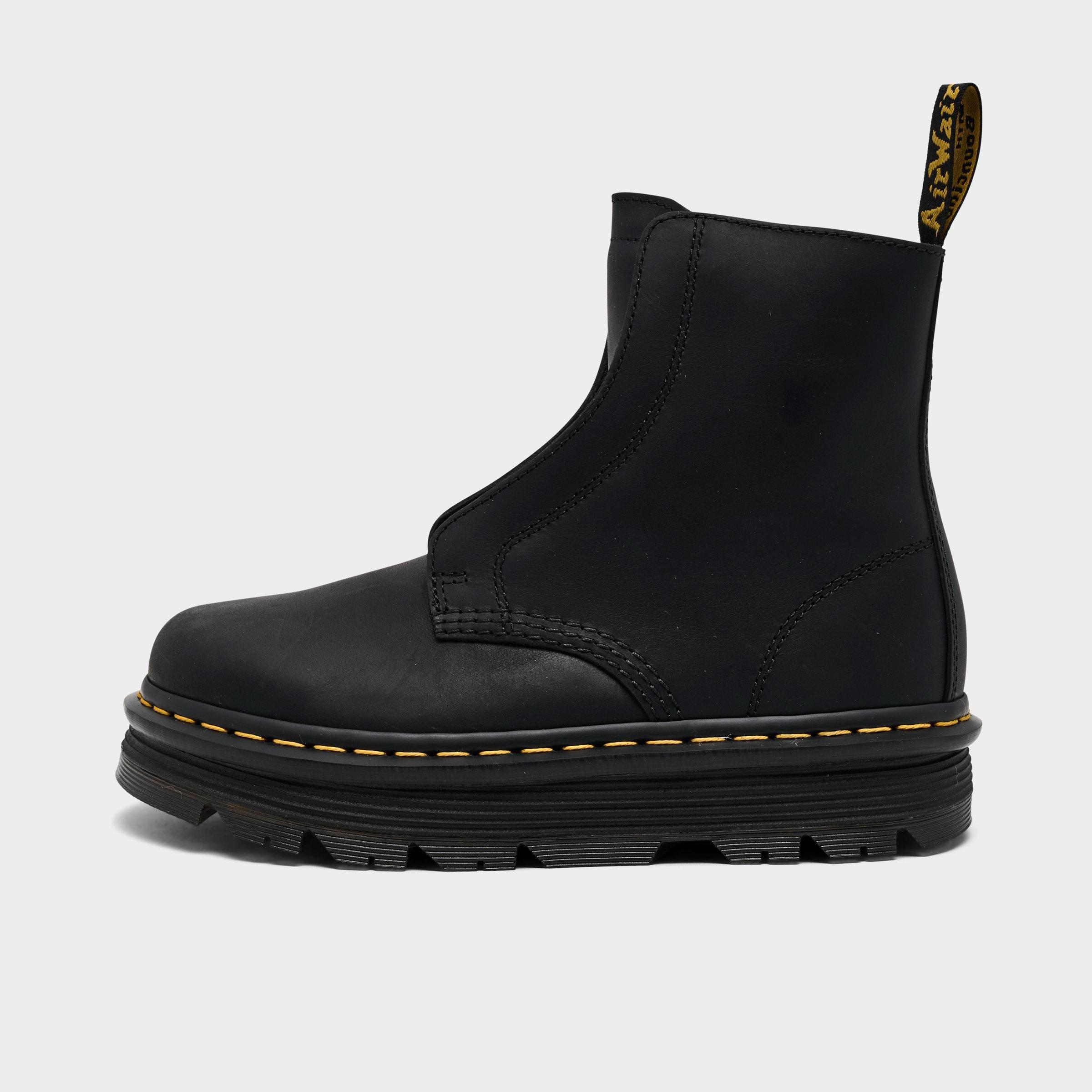 Women's Dr. Martens Zebzag Leather Laceless Slip-On Boots