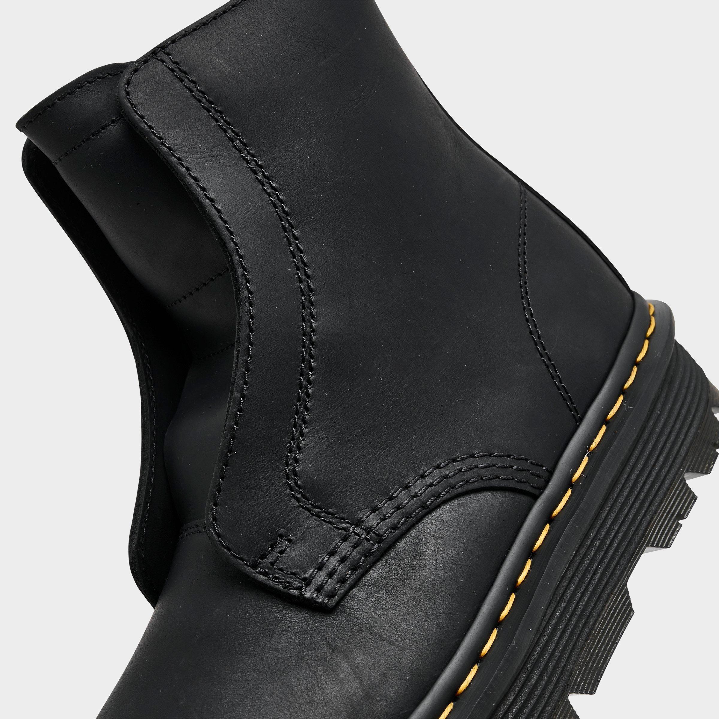 Women's Dr. Martens Zebzag Leather Laceless Slip-On Boots | Finish