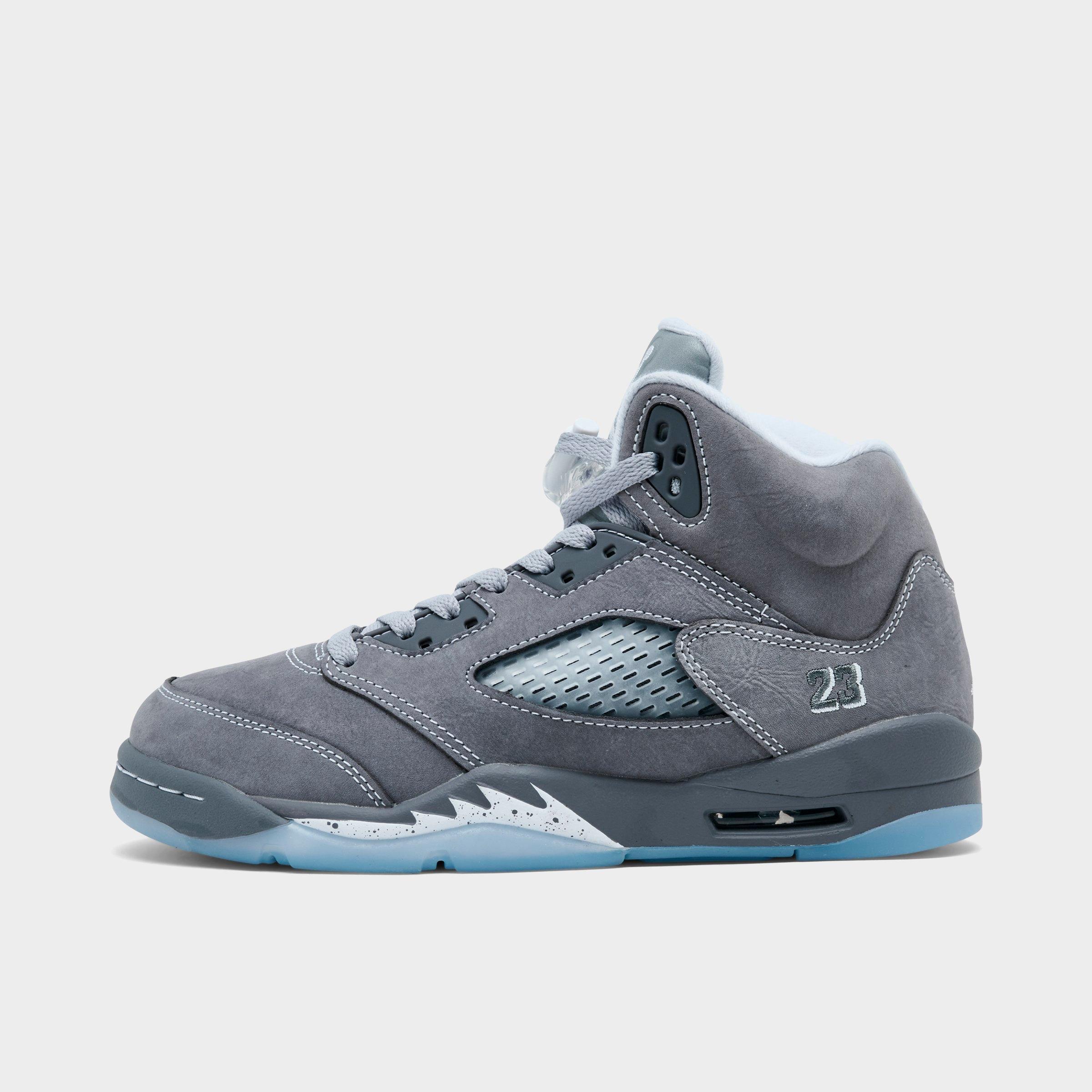Big Kids' Air Jordan Retro 5 Basketball Shoes