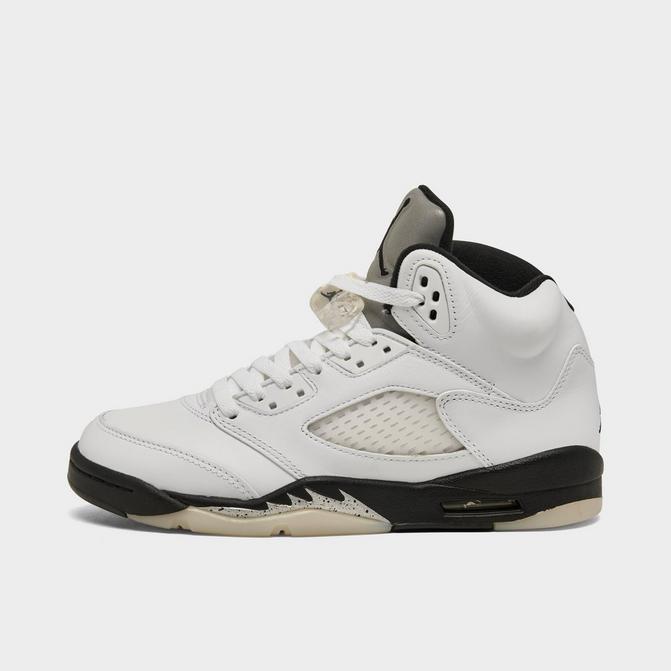 Big Kids Air Jordan Retro 5 Basketball Shoes