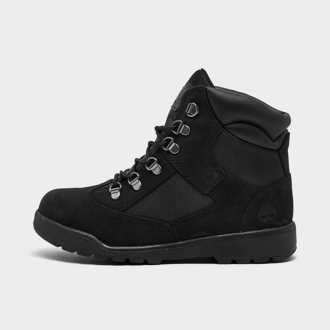 Big kids 2025 black timberlands