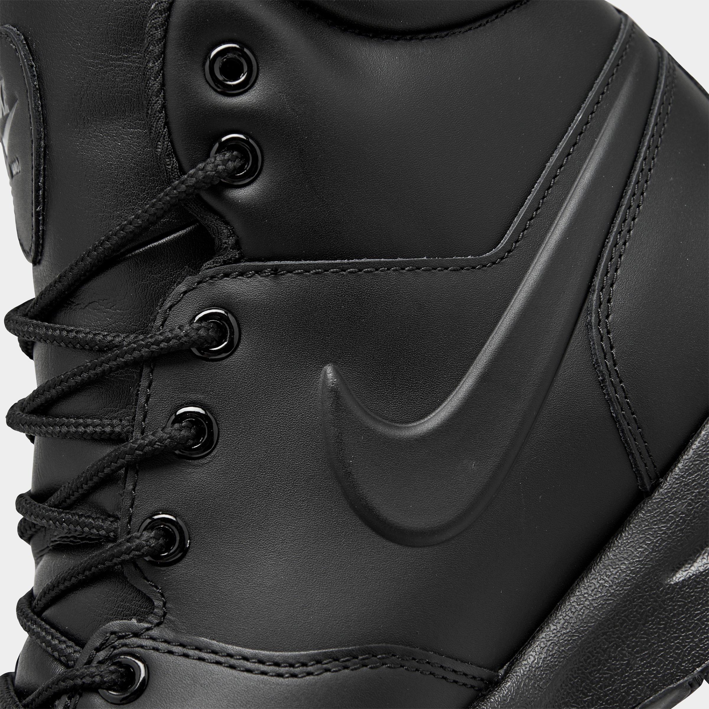 nike men's manoa boots black