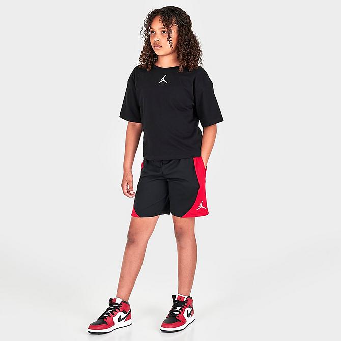 Finish Line Sport & Swimwear Sportswear Sports Shorts Jordan Kids Jordan Jumpman Air Mesh Shorts in Red/Gym Red Size Small 100% Polyester 
