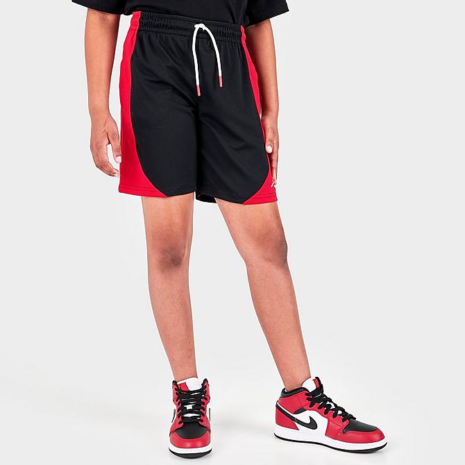 Jordan Kids Jordan Reversible Mesh Shorts in Red/Gym Red Size Small 100% Polyester/Knit Finish Line Sport & Swimwear Sportswear Sports Shorts 