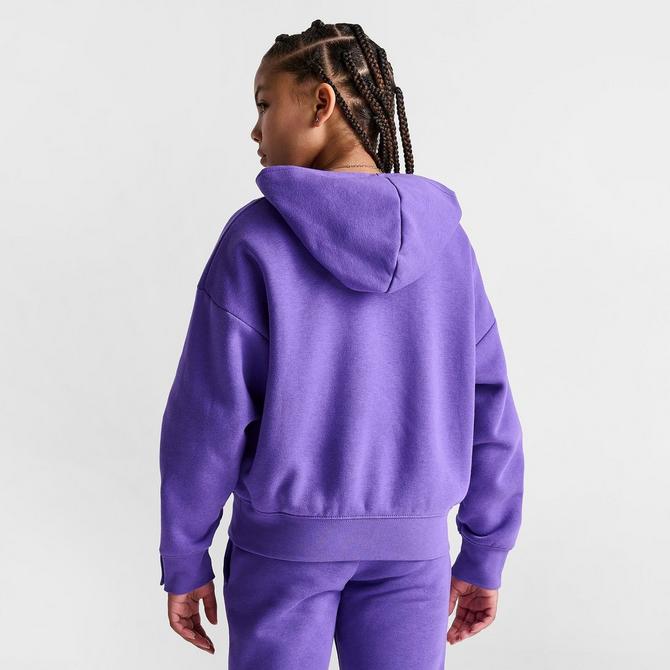 Jordan Big Girls 7-16 Shine Glitter Fleece Hoodie