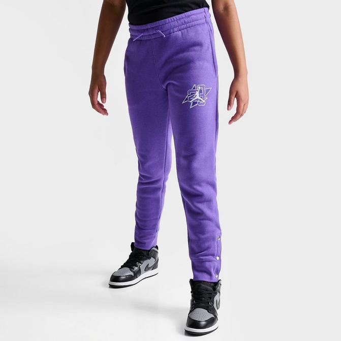 Jordans with best sale purple bottoms