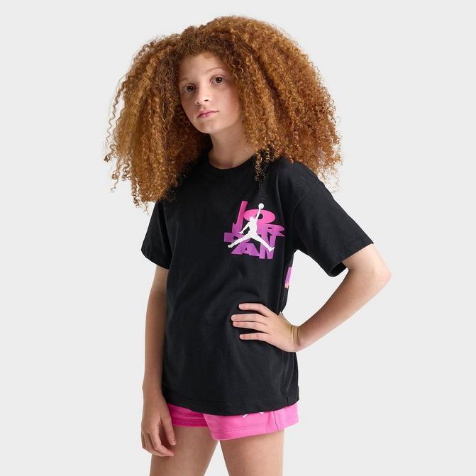 Jordan t shirts for girls best sale