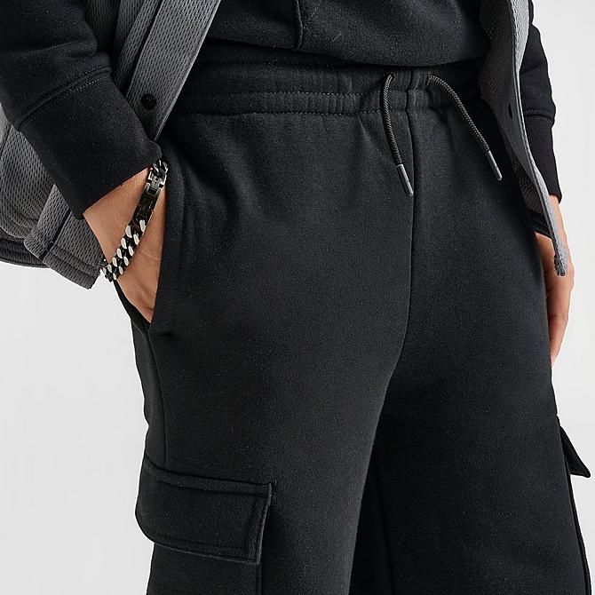 Girls' Jordan Y2K Fleece Open Hem Cargo Pants| Finish Line Girls' Jordan Y2K Fleece Open Hem Cargo Pants| Finish Line