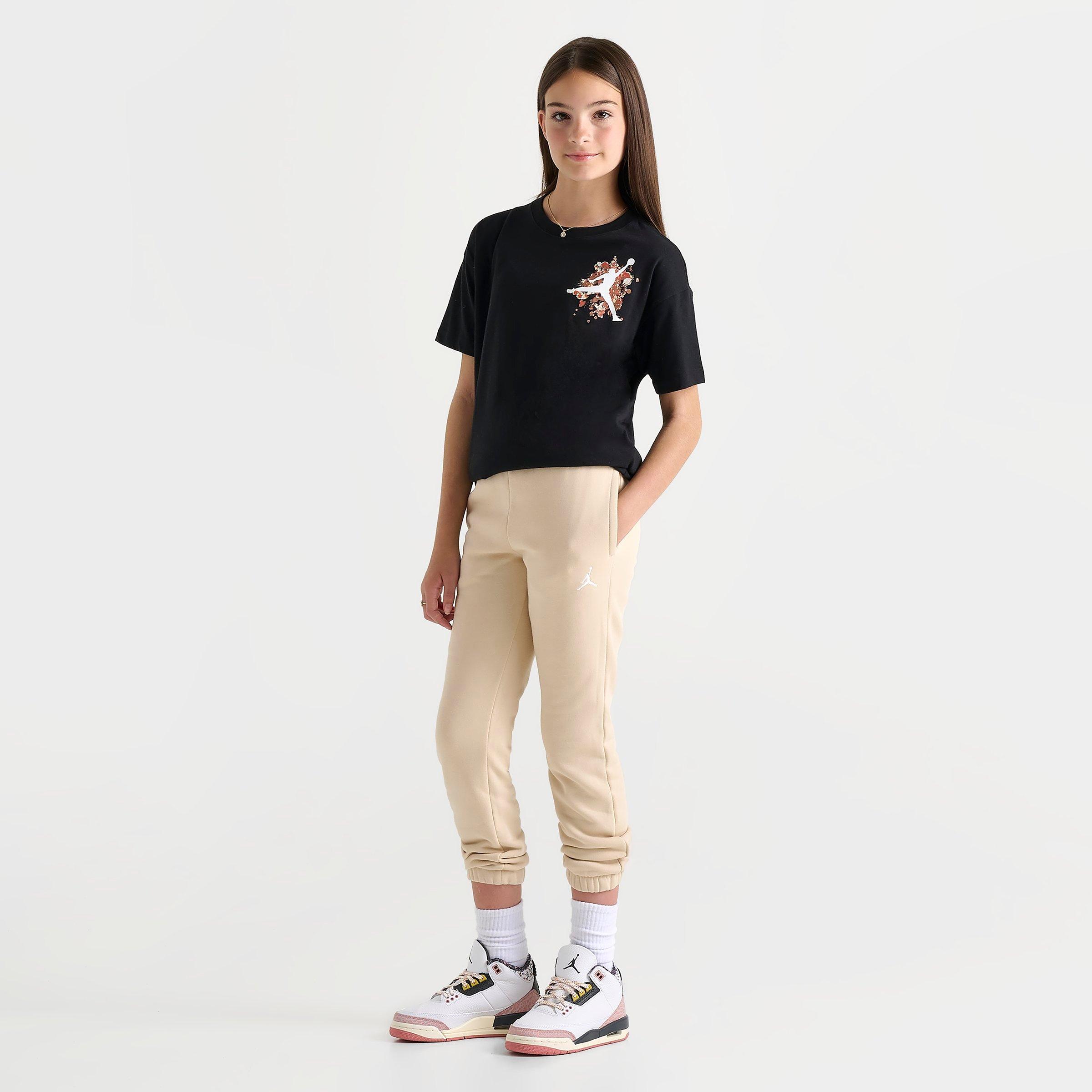 Girls' Big Kids' Floral Jumpman T-Shirt