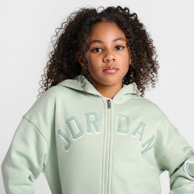 Girls' Jordan Signature Full-Zip Hoodie| Finish Line