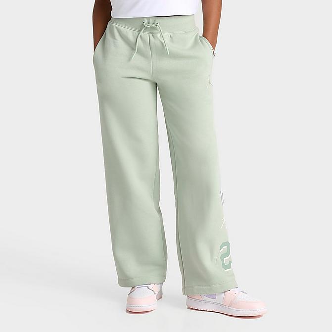 Girls' Jordan Signature Wide Leg Pants| Finish Line Girls' Jordan Signature Wide Leg Pants| Finish Line